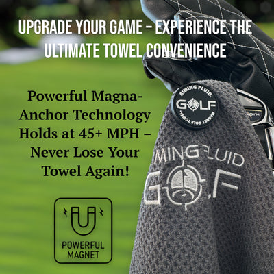 Magnetic Golf Towel Large (40) With MAGNA-ANCHOR Technology